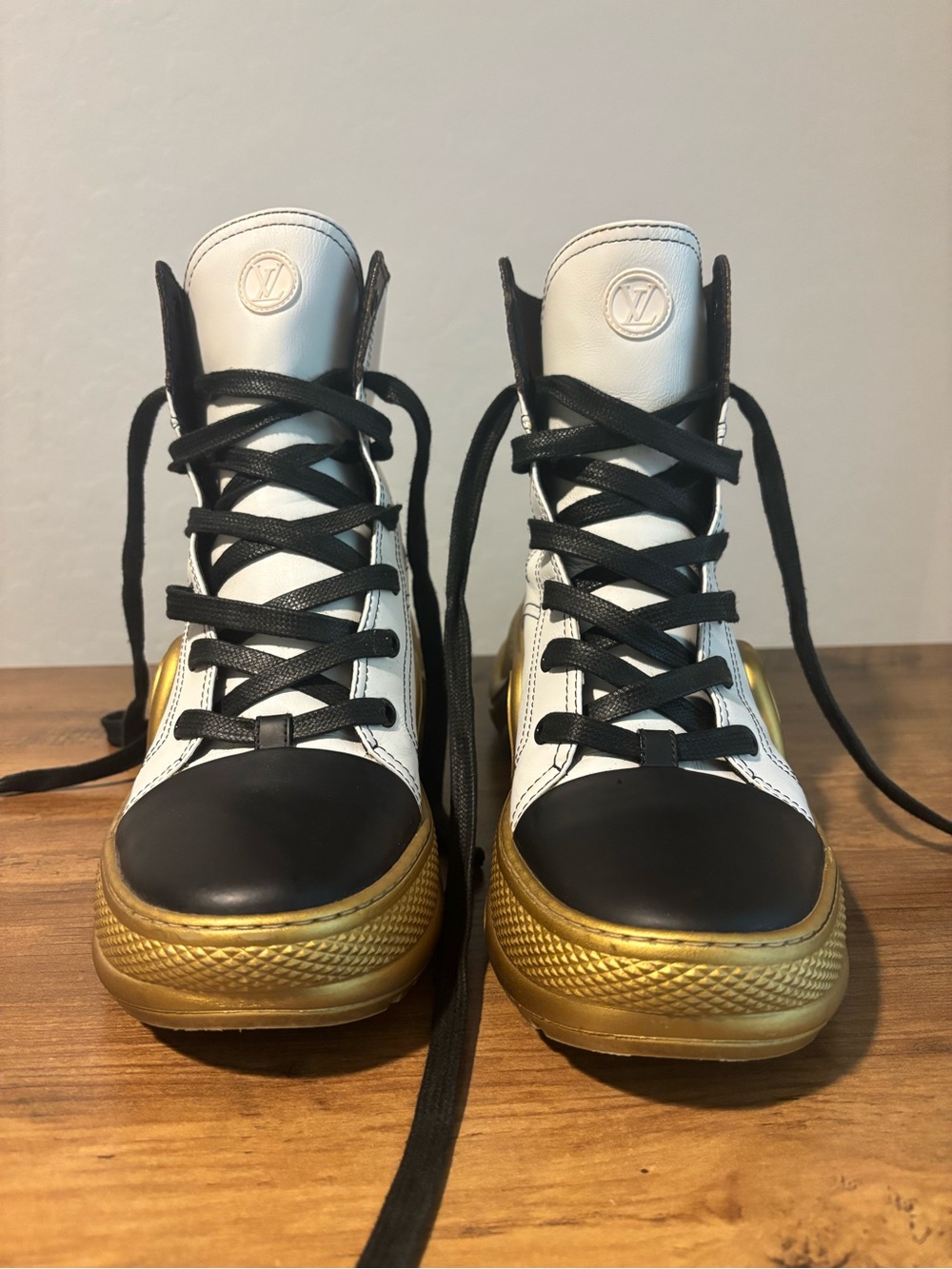 Louis Vuitton Women's LV Archlight Sneaker Boots Leather and Monogram Canvas